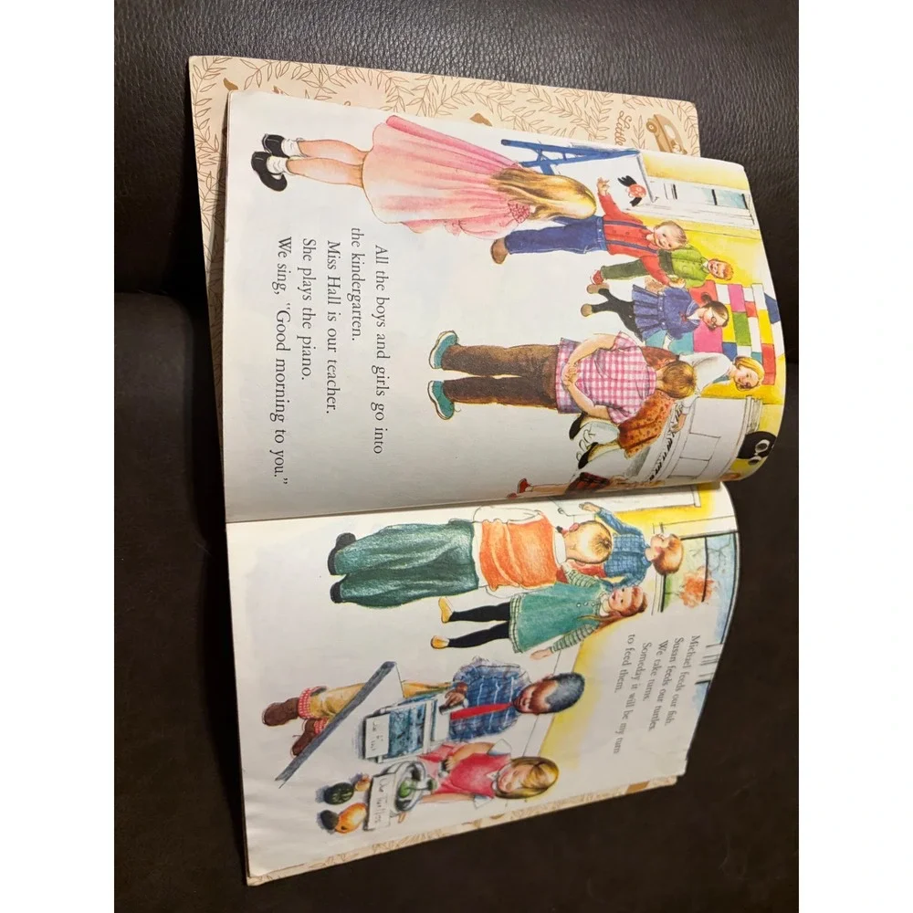 Vintage Little Golden Book We Like Kindergarten Clara Cassidy Eloise Wilkin 80s